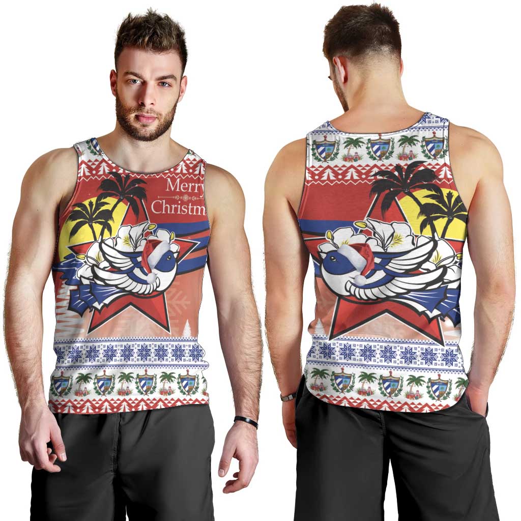 Cuba Cuban Trogon Christmas Men Tank Top Patria o Muerte Venceremos - Wonder Print Shop