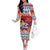 Cuba Cuban Trogon Christmas Off The Shoulder Long Sleeve Dress Patria o Muerte Venceremos - Wonder Print Shop