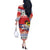 Cuba Cuban Trogon Christmas Off The Shoulder Long Sleeve Dress Patria o Muerte Venceremos - Wonder Print Shop