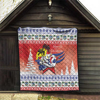 Cuba Cuban Trogon Christmas Quilt Patria o Muerte Venceremos - Wonder Print Shop