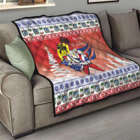 Cuba Cuban Trogon Christmas Quilt Patria o Muerte Venceremos - Wonder Print Shop