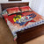 Cuba Cuban Trogon Christmas Quilt Bed Set Patria o Muerte Venceremos - Wonder Print Shop