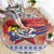 Cuba Cuban Trogon Christmas Round Carpet Patria o Muerte Venceremos