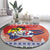 Cuba Cuban Trogon Christmas Round Carpet Patria o Muerte Venceremos