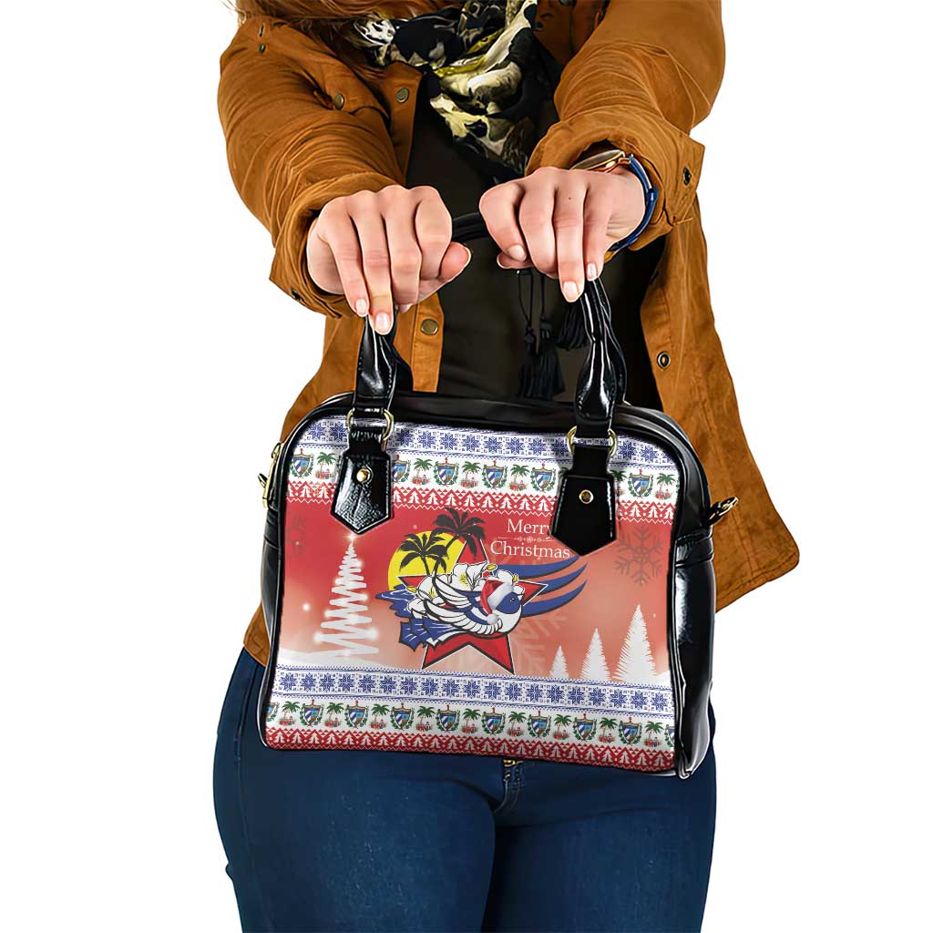 Cuba Cuban Trogon Christmas Shoulder Handbag Patria o Muerte Venceremos