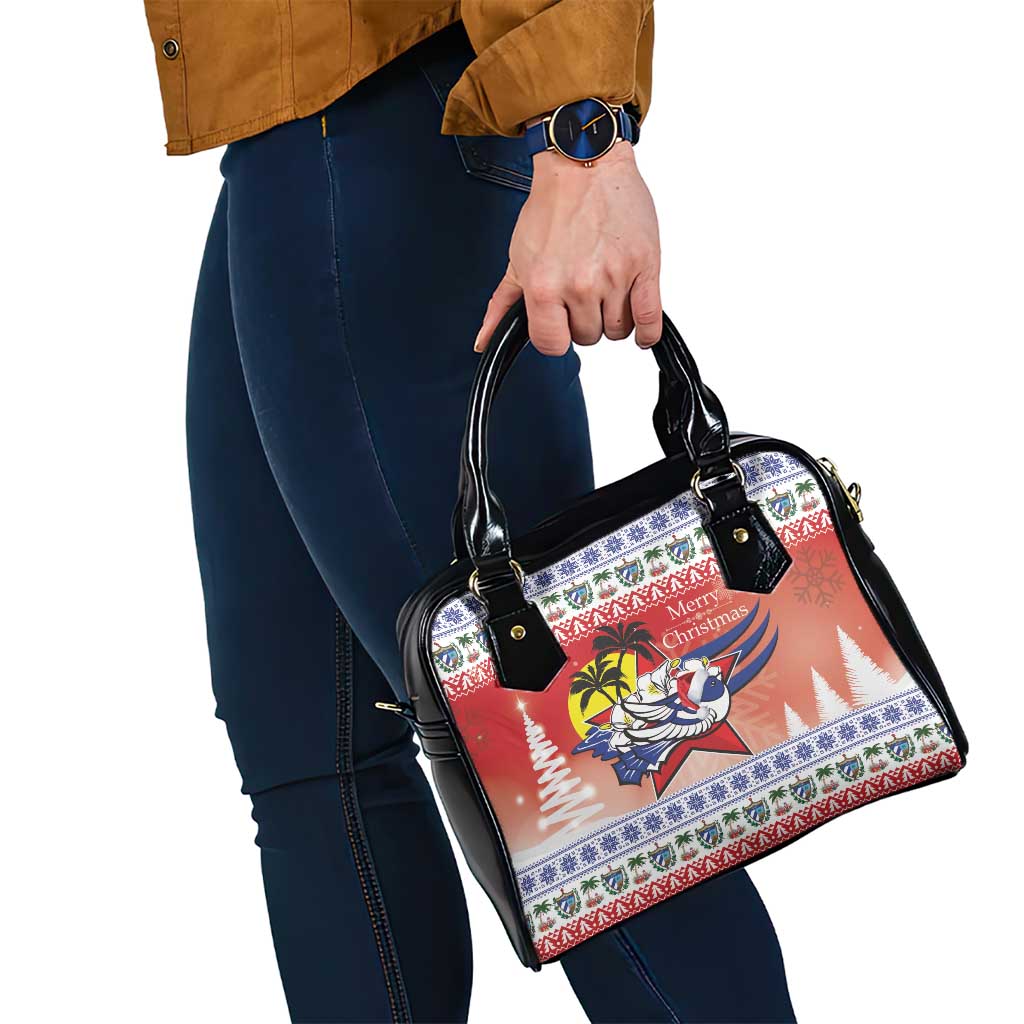 Cuba Cuban Trogon Christmas Shoulder Handbag Patria o Muerte Venceremos