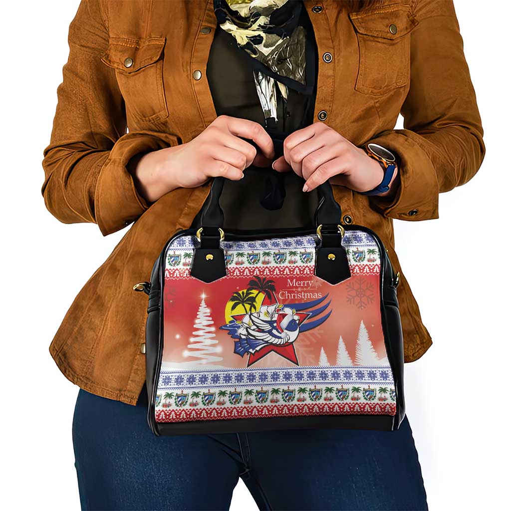 Cuba Cuban Trogon Christmas Shoulder Handbag Patria o Muerte Venceremos