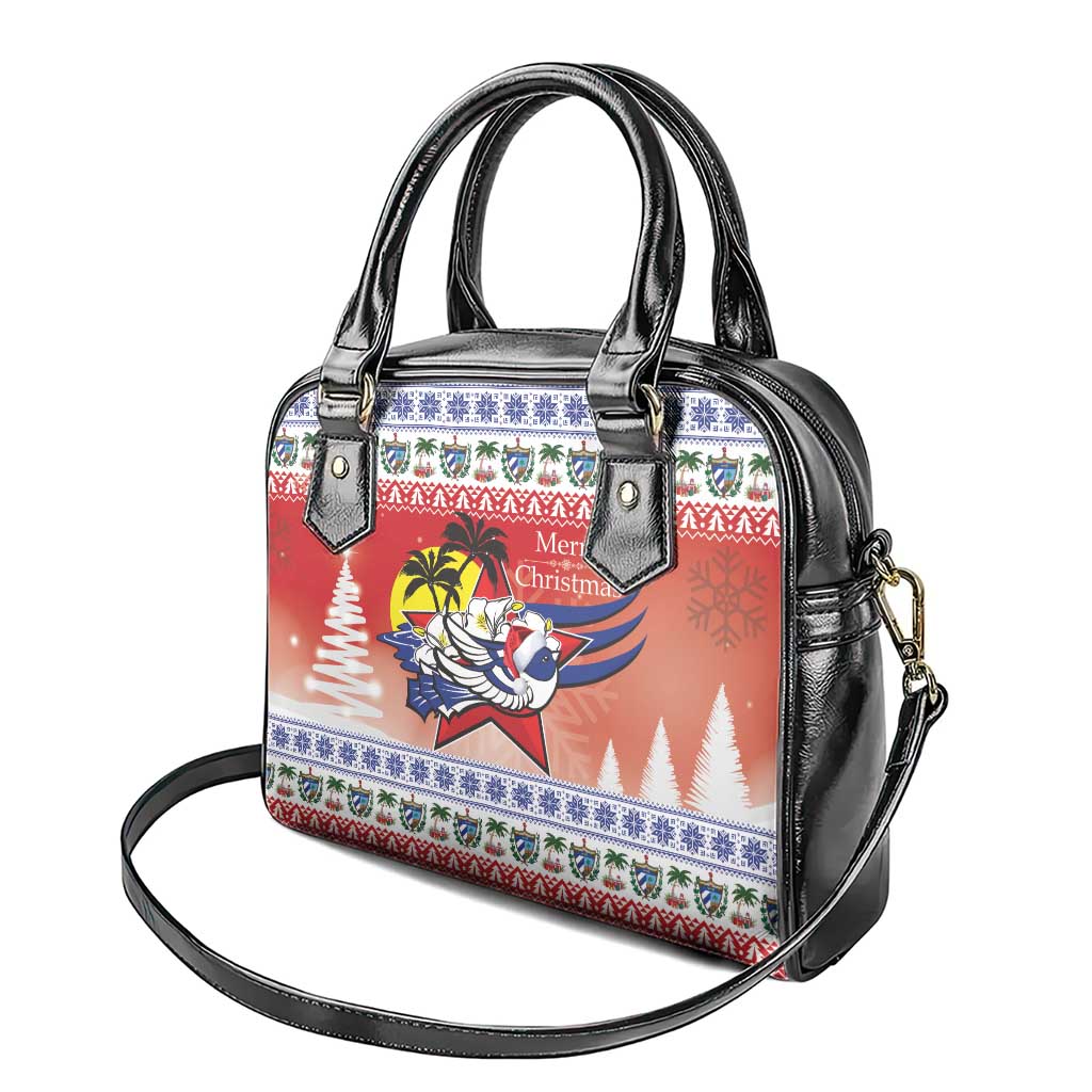 Cuba Cuban Trogon Christmas Shoulder Handbag Patria o Muerte Venceremos
