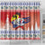 Cuba Cuban Trogon Christmas Shower Curtain Patria o Muerte Venceremos