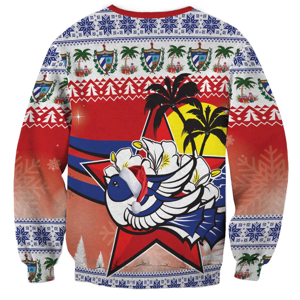 Cuba Cuban Trogon Christmas Sweatshirt Patria o Muerte Venceremos - Wonder Print Shop