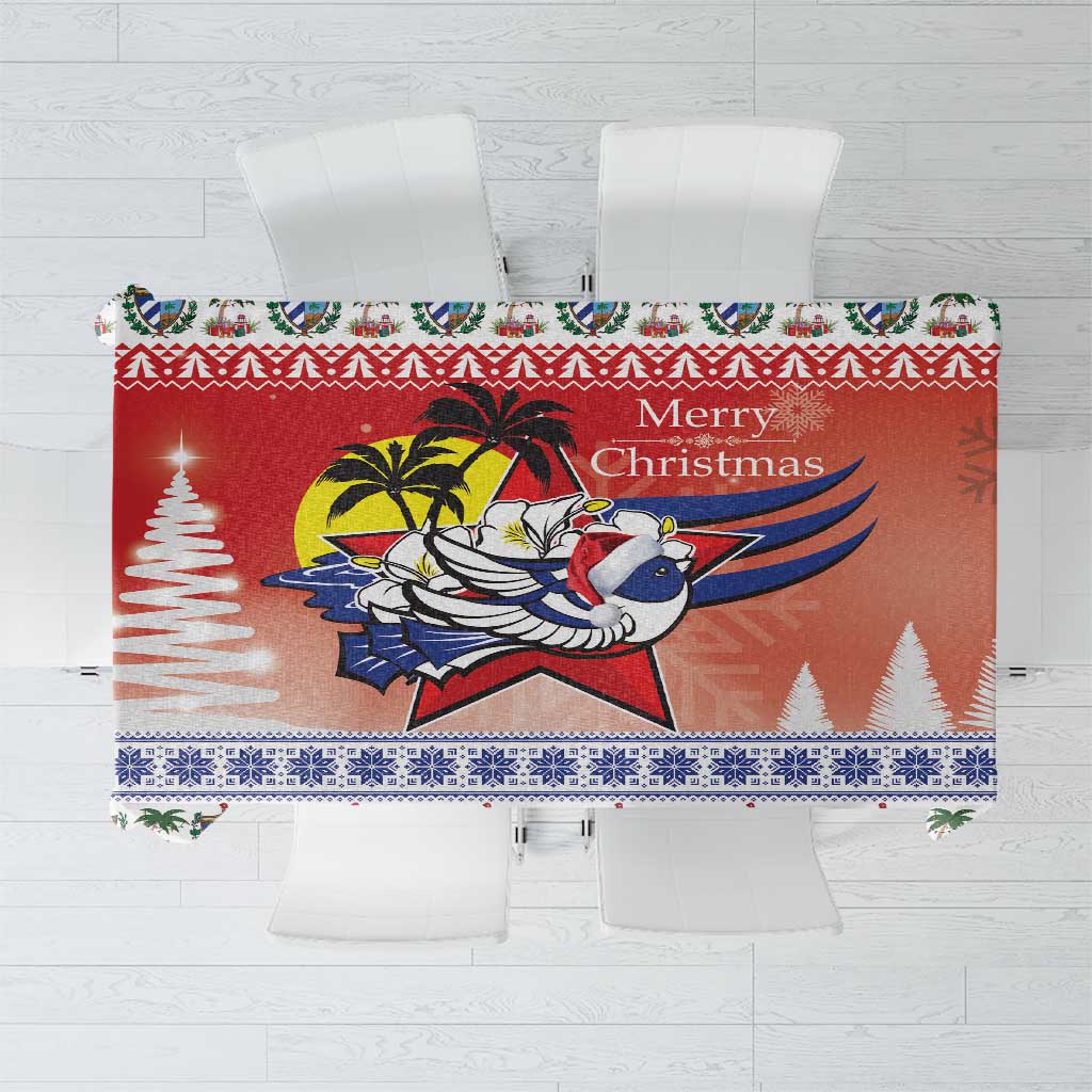 Cuba Cuban Trogon Christmas Tablecloth Patria o Muerte Venceremos - Wonder Print Shop