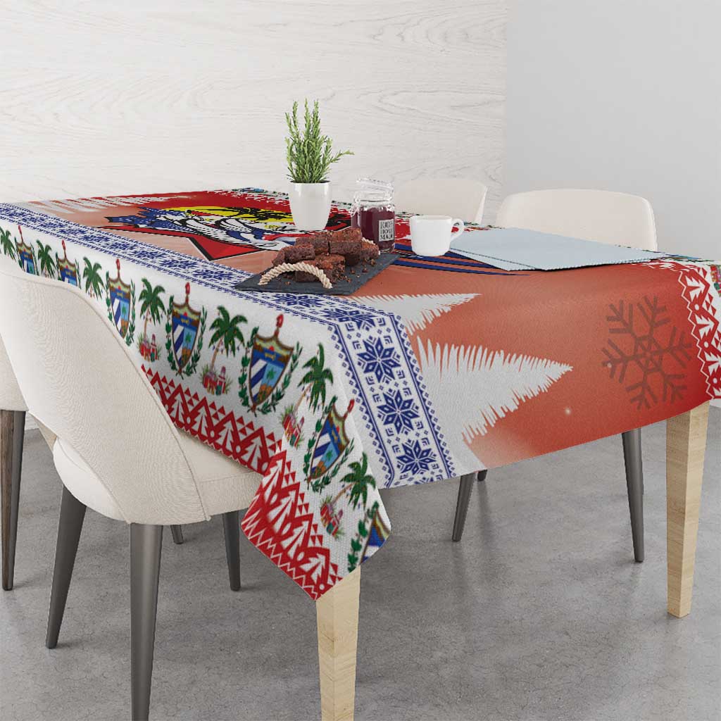 Cuba Cuban Trogon Christmas Tablecloth Patria o Muerte Venceremos - Wonder Print Shop