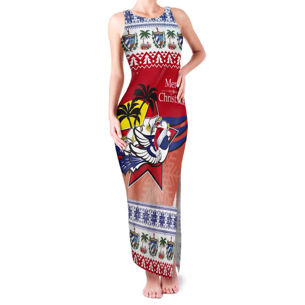 Cuba Cuban Trogon Christmas Tank Maxi Dress Patria o Muerte Venceremos - Wonder Print Shop