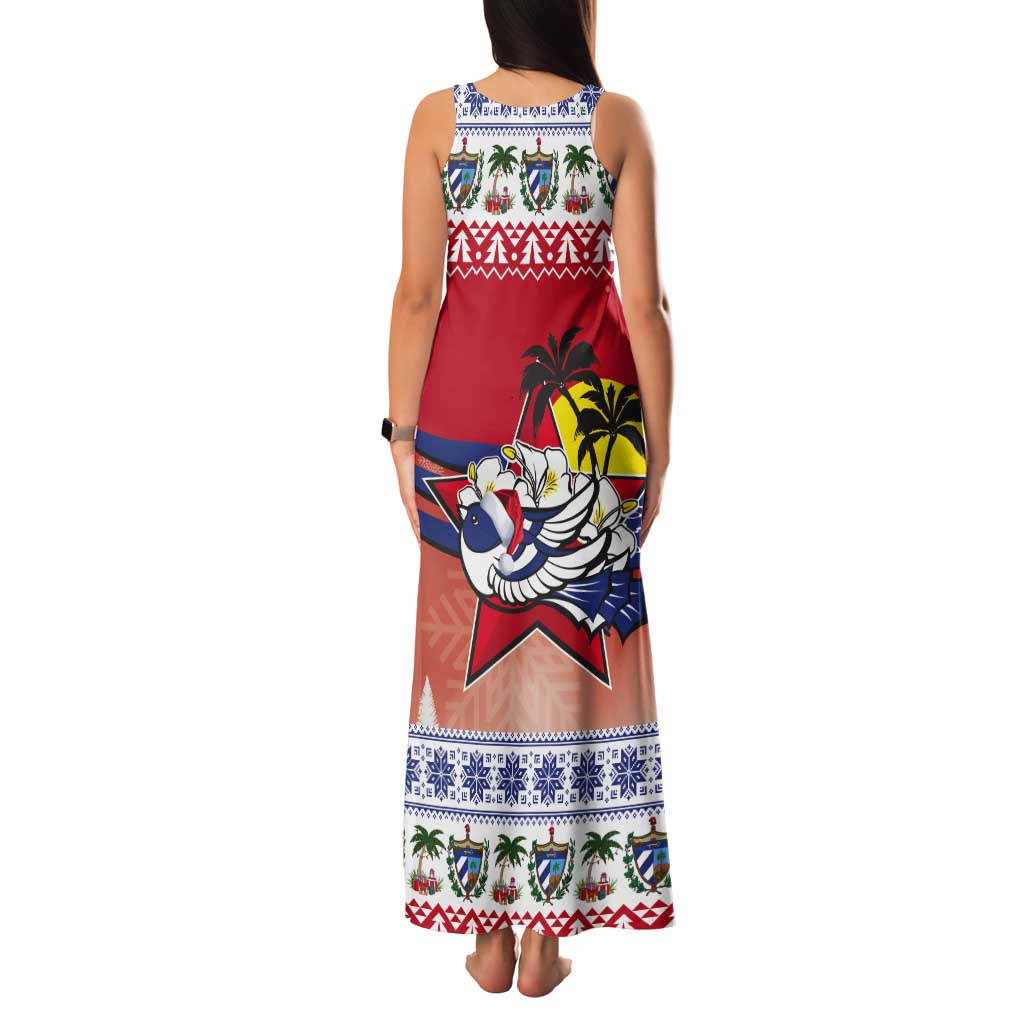 Cuba Cuban Trogon Christmas Tank Maxi Dress Patria o Muerte Venceremos - Wonder Print Shop