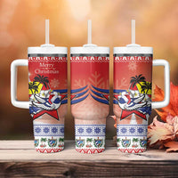 Cuba Cuban Trogon Christmas Tumbler With Handle Patria o Muerte Venceremos - Wonder Print Shop