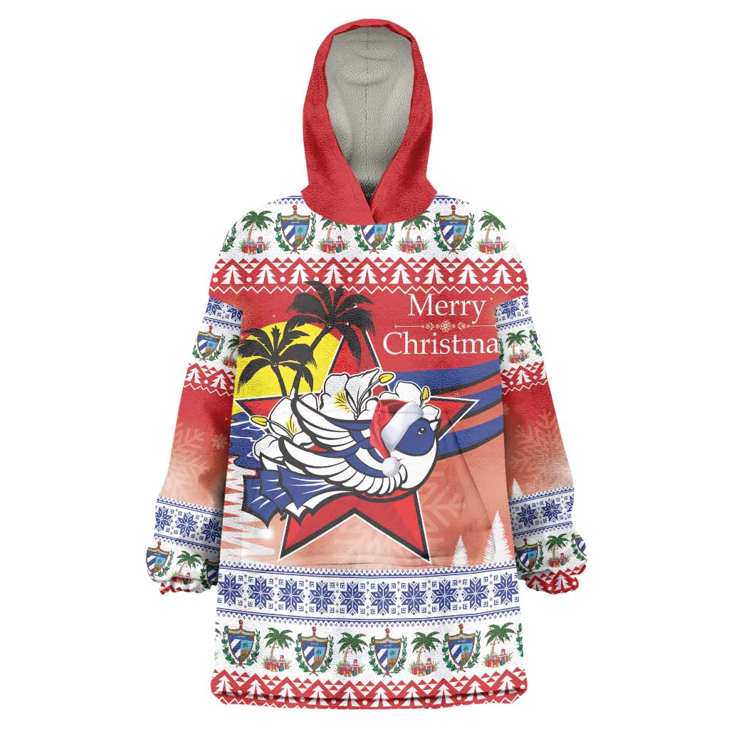 Cuba Cuban Trogon Christmas Wearable Blanket Hoodie Patria o Muerte Venceremos - Wonder Print Shop