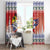 Cuba Cuban Trogon Christmas Window Curtain Patria o Muerte Venceremos - Wonder Print Shop