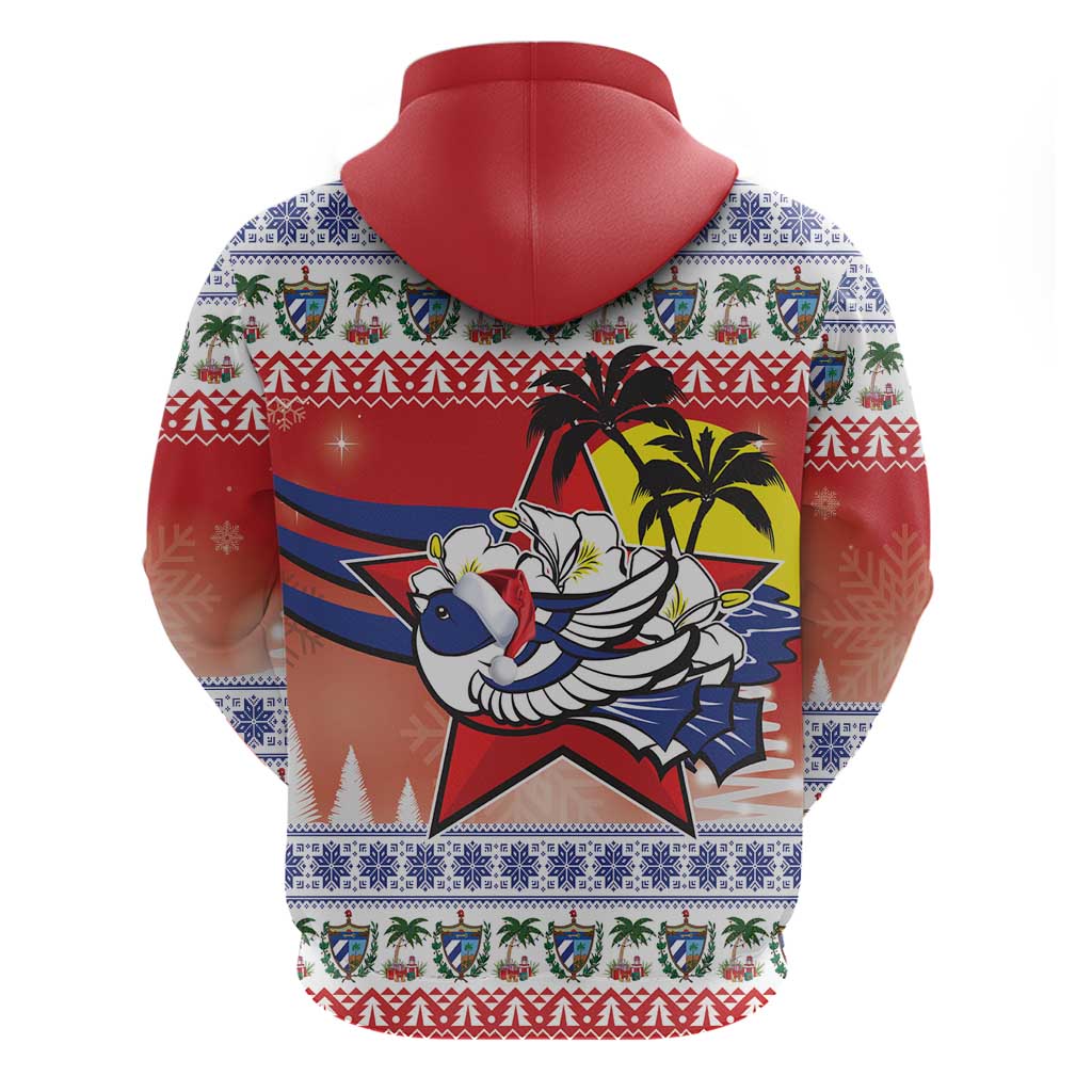 Cuba Cuban Trogon Christmas Zip Hoodie Patria o Muerte Venceremos - Wonder Print Shop