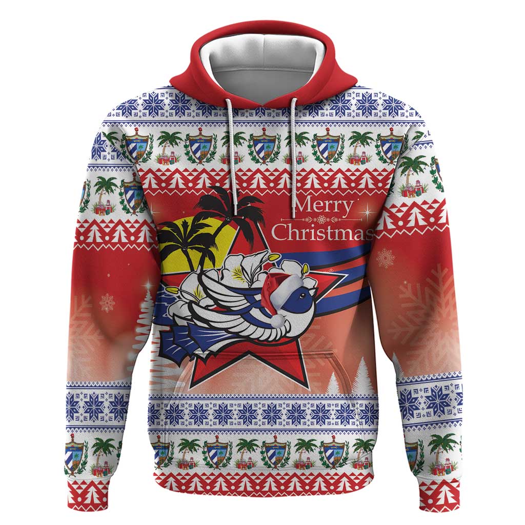 Cuba Cuban Trogon Christmas Zip Hoodie Patria o Muerte Venceremos - Wonder Print Shop