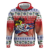 Cuba Cuban Trogon Christmas Zip Hoodie Patria o Muerte Venceremos - Wonder Print Shop