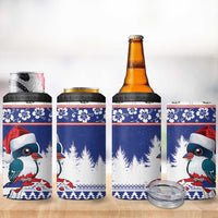 Cuba Christmas 4 in 1 Can Cooler Tumbler Cuban Trogon Map With Feliz Navidad - Wonder Print Shop
