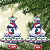 Cuba Christmas Ceramic Ornament Cuban Trogon Map With Feliz Navidad - Wonder Print Shop