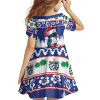 Cuba Christmas Family Matching Long Sleeve Bodycon Dress and Hawaiian Shirt Cuban Trogon Map With Feliz Navidad - Wonder Print Shop