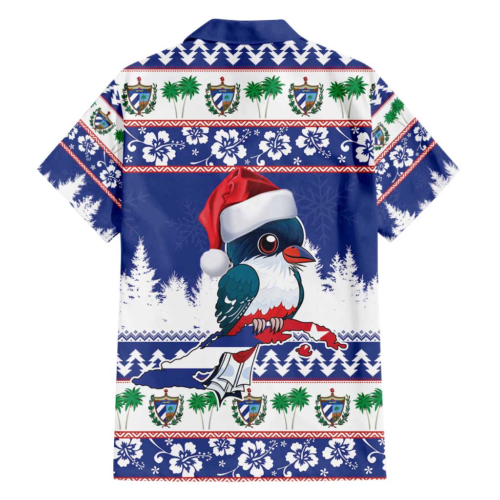 Cuba Christmas Family Matching Puletasi and Hawaiian Shirt Cuban Trogon Map With Feliz Navidad - Wonder Print Shop