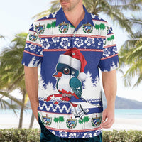 Cuba Christmas Hawaiian Shirt Cuban Trogon Map With Feliz Navidad - Wonder Print Shop