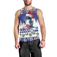 Cuba Christmas Men Tank Top Cuban Trogon Map With Feliz Navidad - Wonder Print Shop