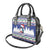 Cuba Christmas Shoulder Handbag Cuban Trogon Map With Feliz Navidad