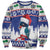Cuba Christmas Sweatshirt Cuban Trogon Map With Feliz Navidad - Wonder Print Shop