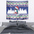 Cuba Christmas Tapestry Cuban Trogon Map With Feliz Navidad - Wonder Print Shop