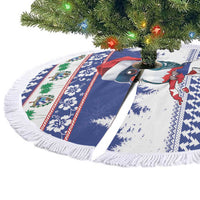 Cuba Christmas Tree Skirt Cuban Trogon Map With Feliz Navidad - Wonder Print Shop