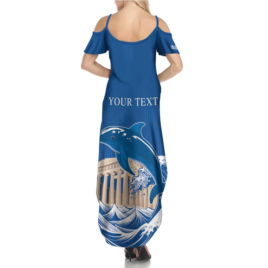 Personalized Greece Independence Day Family Matching Summer Maxi Dress and Hawaiian Shirt Parthenon Eleftheria i Thanatos