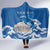 Personalized Greece Independence Day Hooded Blanket Parthenon Eleftheria i Thanatos