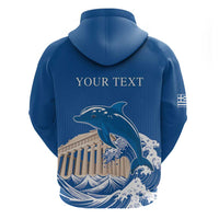 Personalized Greece Independence Day Hoodie Parthenon Eleftheria i Thanatos