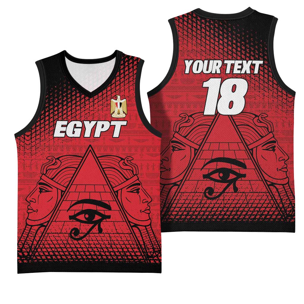 Custom Egypt Football Basketball Jersey The Pharaohs Eye of Horus