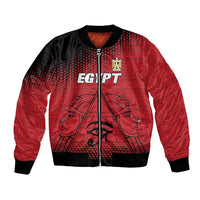Custom Egypt Football Bomber Jacket The Pharaohs Eye of Horus