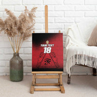 Custom Egypt Football Canvas Wall Art The Pharaohs Eye of Horus