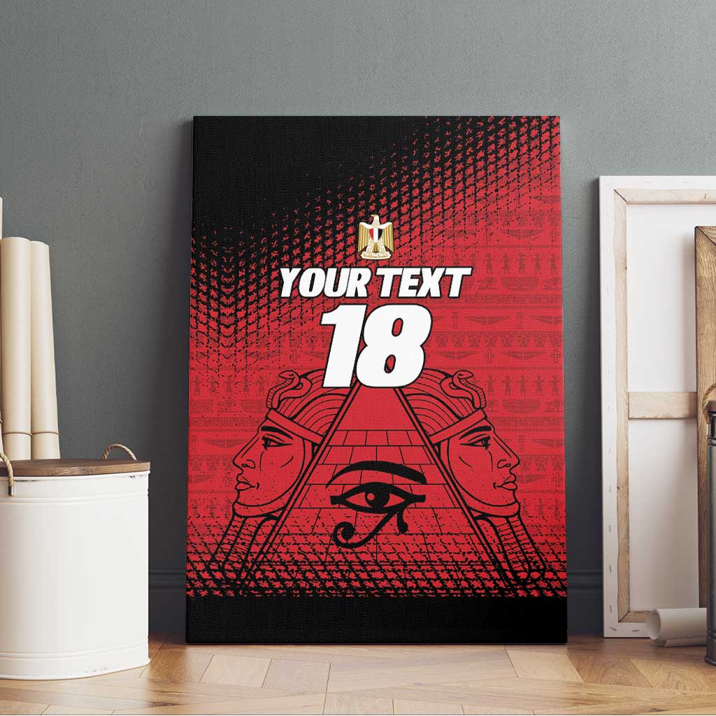 Custom Egypt Football Canvas Wall Art The Pharaohs Eye of Horus