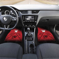 Custom Egypt Football Car Mats The Pharaohs Eye of Horus