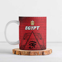 Custom Egypt Football Ceramic Mug The Pharaohs Eye of Horus