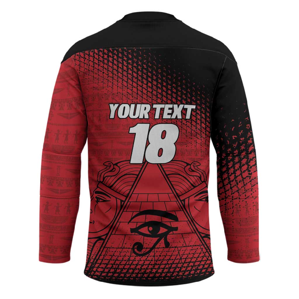 Custom Egypt Football Hockey Jersey The Pharaohs Eye of Horus