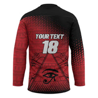Custom Egypt Football Hockey Jersey The Pharaohs Eye of Horus