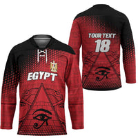 Custom Egypt Football Hockey Jersey The Pharaohs Eye of Horus