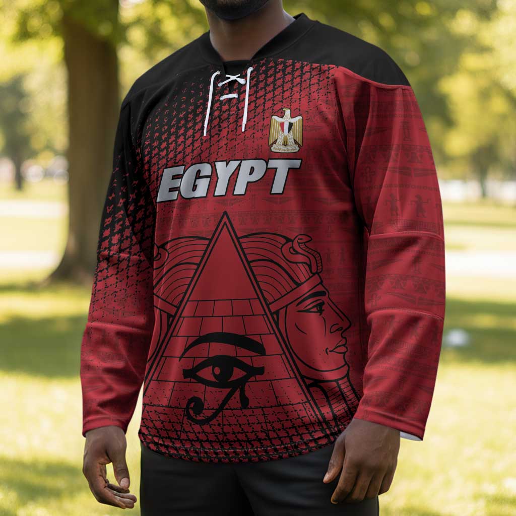 Custom Egypt Football Hockey Jersey The Pharaohs Eye of Horus