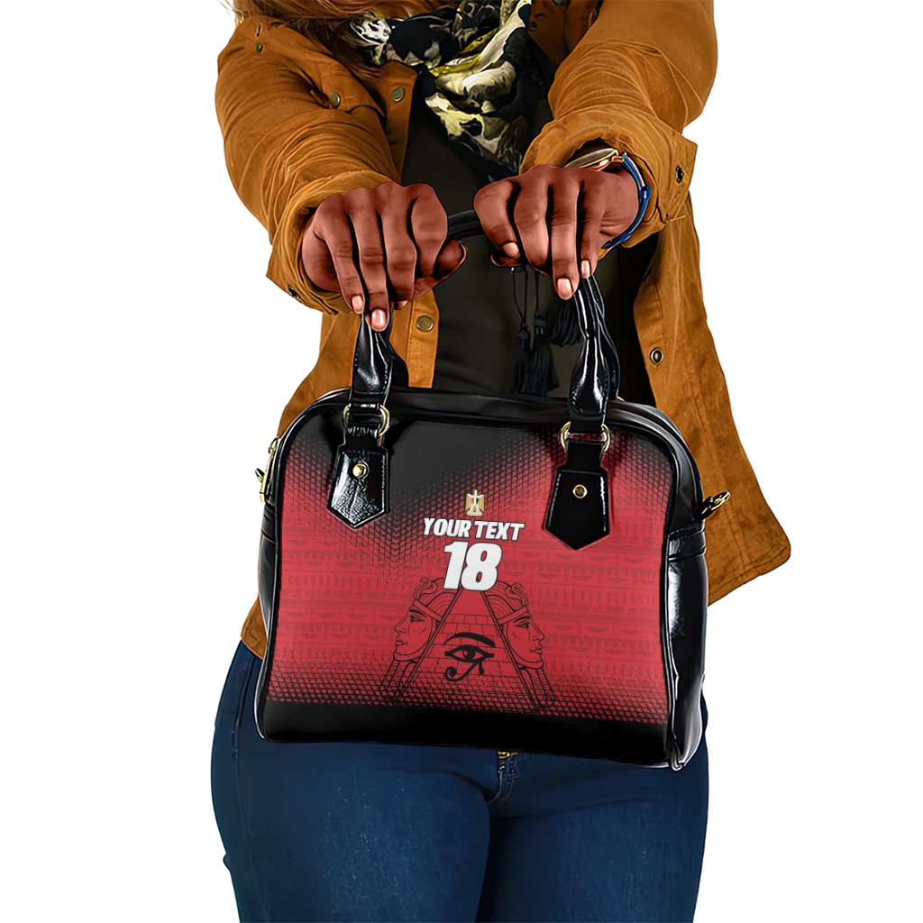 Custom Egypt Football Shoulder Handbag The Pharaohs Eye of Horus