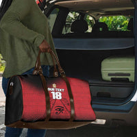 Custom Egypt Football Travel Bag The Pharaohs Eye of Horus