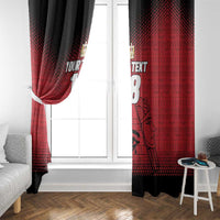 Custom Egypt Football Window Curtain The Pharaohs Eye of Horus
